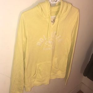 Light Yellow Hollister Sweatshirt